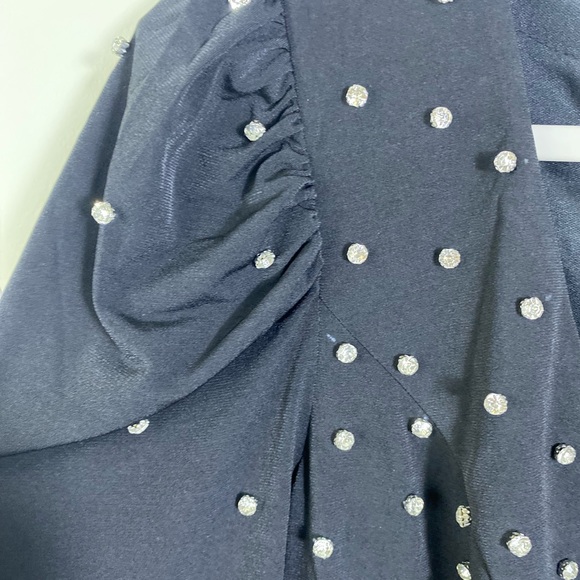 MAC DUGGAL Ieena- Beaded Stone Evening Gown Size 6 NWT - Picture 9 of 13